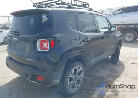 2016 Jeep Renegade Limited from USA, damaged, VIN ZACCJBDT4GPD16581